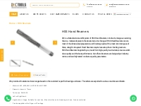 HSS Hand Reamers | HSS Hand Reamers Manufacturers | DIC Tools