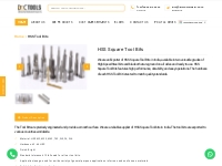 Square Tool Bit | DIC Tools | Square Tool Bit Manufacturers