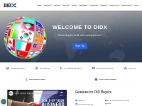 Global Virtual Phone Numbers with - DIDX