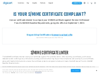 S/MIME Certificate Linter | DigiCert