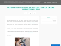  Pembuatan Video Promosi Usaha untuk Online Marketing di Bali - HEMA-I