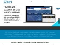 Financial Web Solutions | Digital Marketing Services | Dion Global