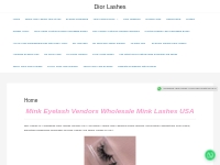 Mink Eyelash Vendors USA Wholesale 20mm 25mm Mink Lashes Manufacturer