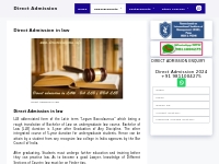 Direct Admission in Law: BA   BBA - Directadmission.info