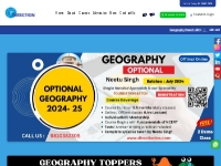 Best Geography Optional Coaching in Delhi Online   Offline Classes