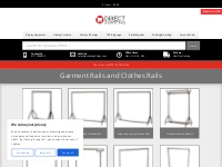Garment Rails And Clothes Rails - DirectShopfittings Limited