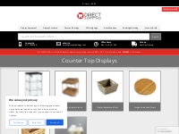 Counter Top Displays - DirectShopfittings Limited
