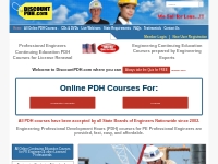 $9 | PDH Courses for Engineers | Engineering PDH | PDH Online