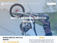 MONGOLIA MOTORCYCLE TOUR IN ALTAI - Discover Altai
