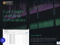 Cue Sheets   WBD Music Source