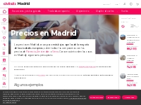 Precios en Madrid - ¿Cuánto cuestan las cosas en Madrid?