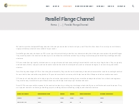 Parallel Flange Channel - DMI Steel Fabrication