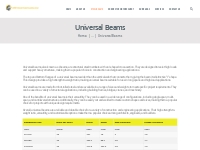 Universal Beams - DMI Steel Fabrication