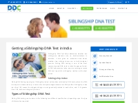 Sibling DNA Testing in India | Sibling Ship DNA Test