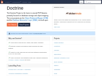 Doctrine: PHP Open Source Project
