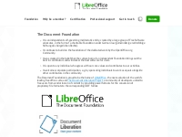The Document Foundation - The House of LibreOffice and Document Libera