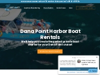        Dana Point Harbor Boat Rental | Captain Dave’s Sunset Cruise