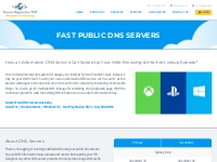 Best DNS Servers Providers | Fast Public DNS Servers