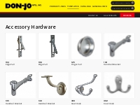 Accessory Hardware   Don-Jo Manufacturing