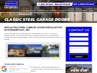   	Insulated Steel Garage Doors - Minneapolis, MN | Door Power