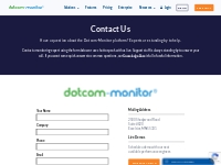 Contact Us - Dotcom-Monitor