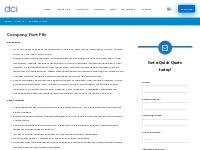 Company Fact File - Dot Com Infoway