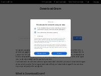 DownloadGram - Best Instagram Downloader Online for Free in HD
