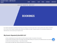 Bookings - Downtown Corporate Cars