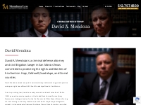  David Mendoza - Criminal defense attorney