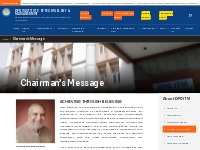 Chairman’s Message - DPG Institute of Technology and Management