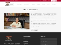 Mrs. Balvinder Kaur | Best CBSE School in Mahilpur