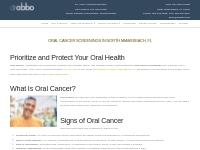 Oral Cancer Exam | Dentist in North Miami Beach, FL