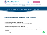How to Reduce the Cancer Risk? | Dr.Chinnababu Sunkavalli