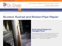 Busted, Rusted   Broken Pipe Repair -