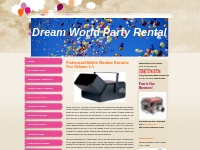 Bubble Machine New Orleans, LA | Dream World Party Rentals