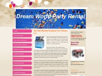 Sno-ball Machine New Orleans, LA | Dream World Party Rentals