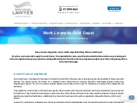 Work Licenses Gold Coast | DUI and Drink Driving Lawyers