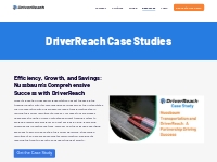 DriverReach Case Studies on CDL Driver Recruiting and Retention