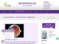 Cataract Surgery Singapore - Dr Natasha Lim Eye Centre