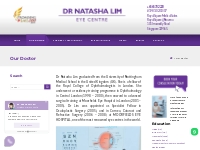 Cataract Surgeon Singapore - Dr Natasha Lim