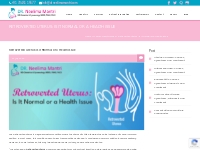 Know about Retroverted Uterus: Is It Normal or a Health Issue