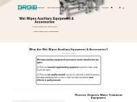 Wet Wipes Auxiliary Equipment   Accessories | Droidwipes
