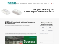 Droid connects you with a custom wet wipes manufacturer | Droidwipes