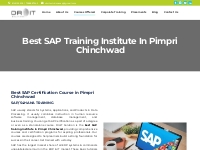 Best SAP Training Institute in Pimpri Chinchwad | Best SAP Certificati