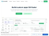 DronaHQ - low code platform to build custom apps, internal tool 10X fa