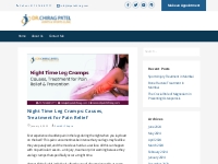 Severe Night Time Leg Cramps: Treatment for Pain Relief