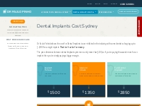 Dental Implants Cost Sydney $1500 | Dr Paulo Pinho