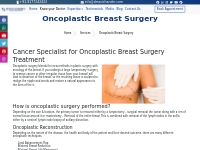 Oncoplastic Breast Surgery Doctor In Hyderabad | Dr. Ravi Chander