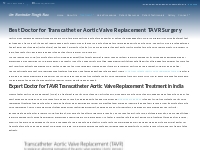 Transcatheter Aortic Valve Replacement - TAVI Surgery Doctor India