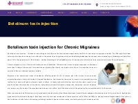 Botolinum toxin injection for Chronic Migraines - Dr. Rohit Gupta